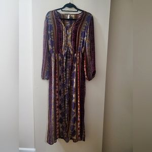 Boho hippie sheer long cardigan